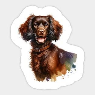 Boykin Spaniel Watercolor - Beautiful Dog Sticker